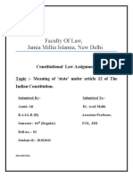 Constitutional Law Assignment Aamir Ali