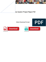 Car Sales System Project Report PDF