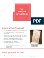 Field Notebook Survival Guide: Annie Goyanes