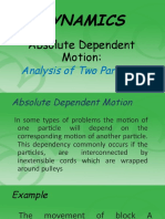 Absolute Dependent Motion Analysis