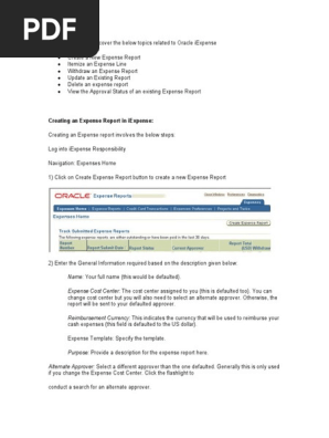 Oracle iExpense Reporting.doc