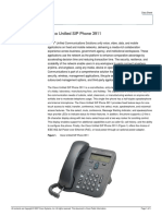 Cisco Unified SIP Phone 3911: Data Sheet