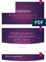 Compliance: The Essence and Importance: Ukrainian Aspect