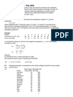 Linear Regression . Feb 2020: Example