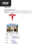 Tesla, Inc.: Jump To Navigation Jump To Search Tesla Induction Motor AC Motor