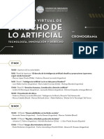 Cronograma Congreso Derecho de Lo Artificial