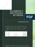 Taladrado y Rectificado de Piezas