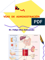 Vías de administración de medicamentos