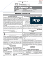 Diario Oficial El Peruano 2019 01 07 PDF