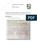 Matemática Actividad 3 y 4 de Números Enteros (Z) y Racionales (Q) PDF