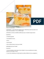 PASTEL DE MANDARINA