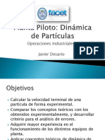 Clase Planta Piloto Dinámica de Partículas