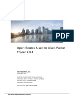 Open Source Used in Cisco Packet Tracer 7.3.1