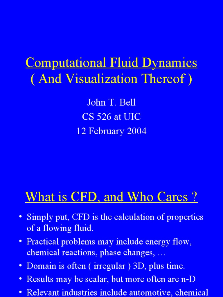 Completed - Slides 15 - CFD | PDF | Computational Fluid Dynamics ...