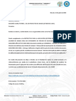 Oficio Socializacion Lineamientos Aplicacion Rubrica Estudio de Caso PDF