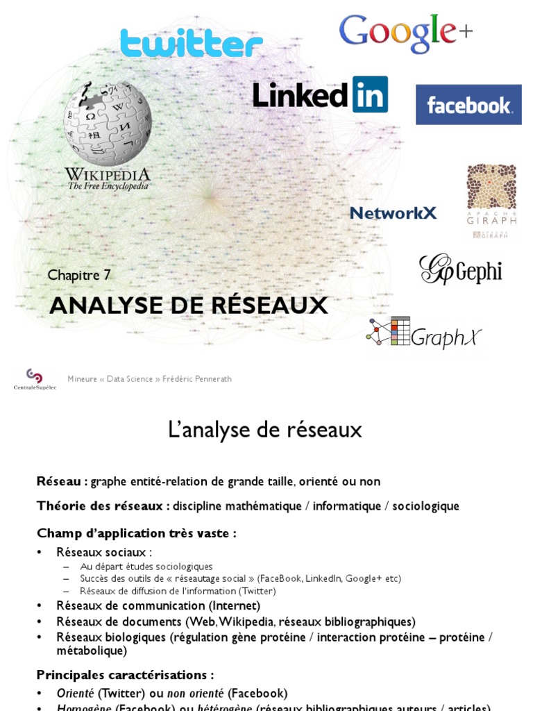 Analyse de Réseaux avec NetworkX | PDF | Chaîne de Markov | Théorie des ...