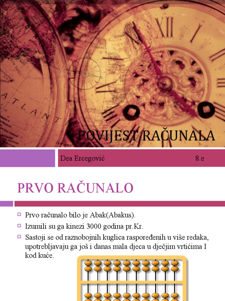 POVIJEST RACUNALA Dea | PDF