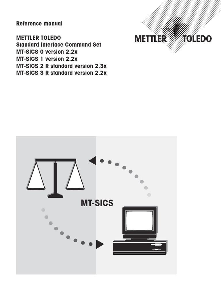 Reference Manual Standard Interface Command Mettler Toledo PDF