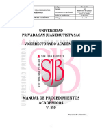 Manual de Procedimientos Académicos V 8.0