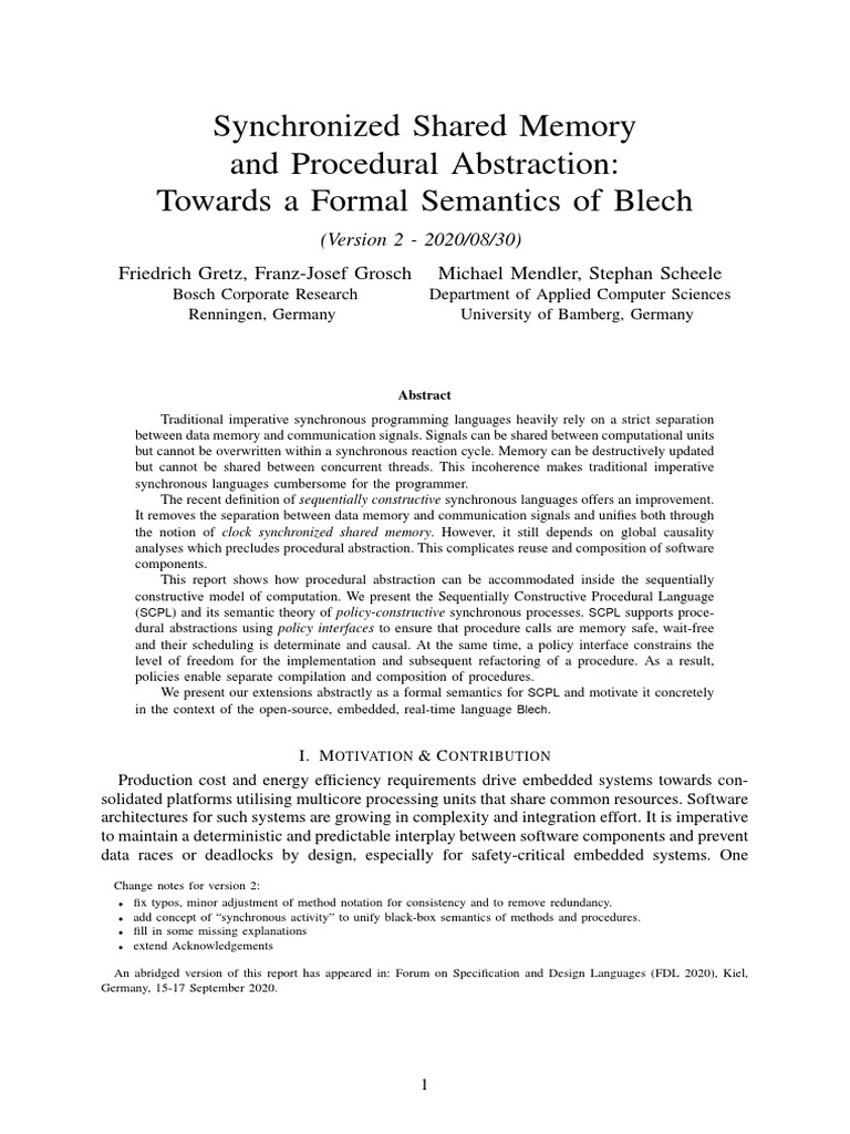Blech Sem Rep V2 Pdf Parameter Computer Programming Subroutine