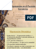 Hipotension en El Paciente Geriatrico