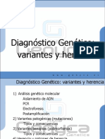 Diagnostico Genetico - Variantes y Herencia - Tema 3