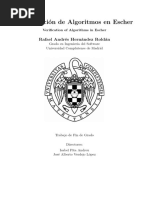 Verificación de Algoritmos en Escher: Rafael Andrés Hernández Roldán