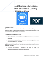 Manual de ZOOM para estudiantes Salvador Alvarez
