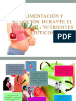 Alimentación y Nutrición Durante El Embarazo