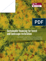 Financiacion Restauracion Paisaje Forestal FAO 2015