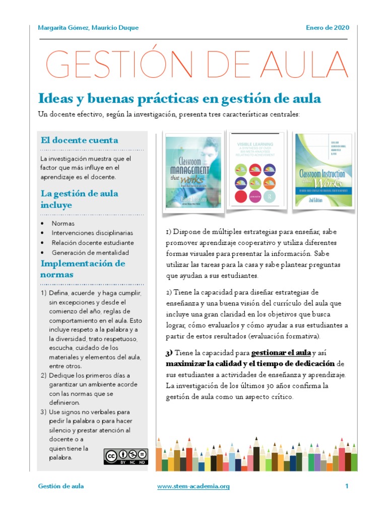 MT4.5 Gestion de Aula | PDF | Salón de clases | Maestros