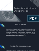 Faltas Académicas y Disciplinarias PDF