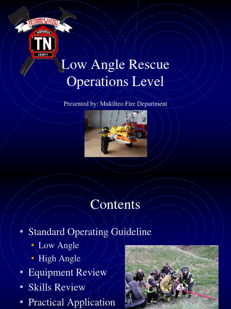 Low Angle Rescue Operations Guide | PDF | Knot