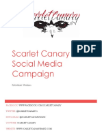 Scarlet Canary Social Media Campaign