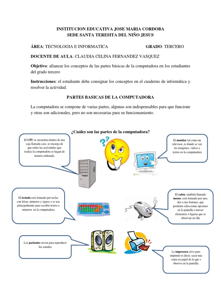 Taller 3 Informatica | PDF | Equipo de oficina | Informática