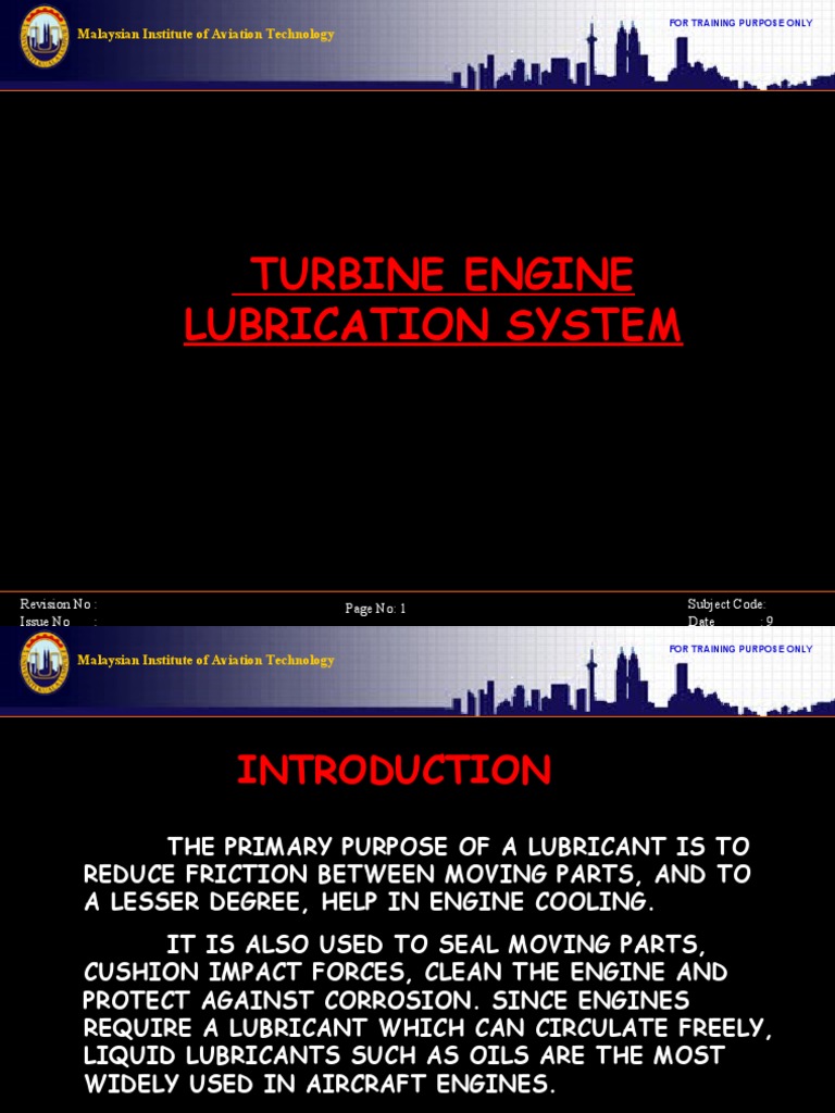 Turbine Engine Lubrication Systems Overview | PDF | Lubricant | Gas Turbine