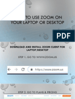 How To Use ZOOM On Your LAPTOP or PC PDF