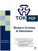 Resistors Forming & Dimensions: Token Electronics Industry Co., LTD