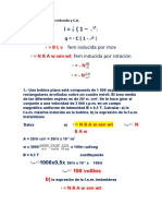 PROBLEMAS DE Fem Inducida y C. A