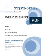 Project On Webdesigning