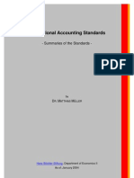International Accounting Standards: - Summaries of The Standards