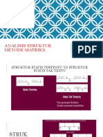 Analisis Struktru Metode Matriks