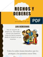 Sociales Grado 3 - Los Derechos - Septiembre 22