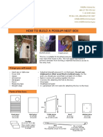 How To Build A Possum Nest Box