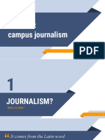 BSEE 40: Campus Journalism