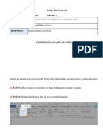 Pasos para Insertar Imagenes de PC o Web en Word