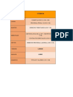 Horario Semanal