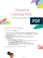 Classroom Learning Pack by Slidesgo