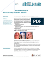 Partial nail avulsion and chemical matricectomy for ingrown toenails