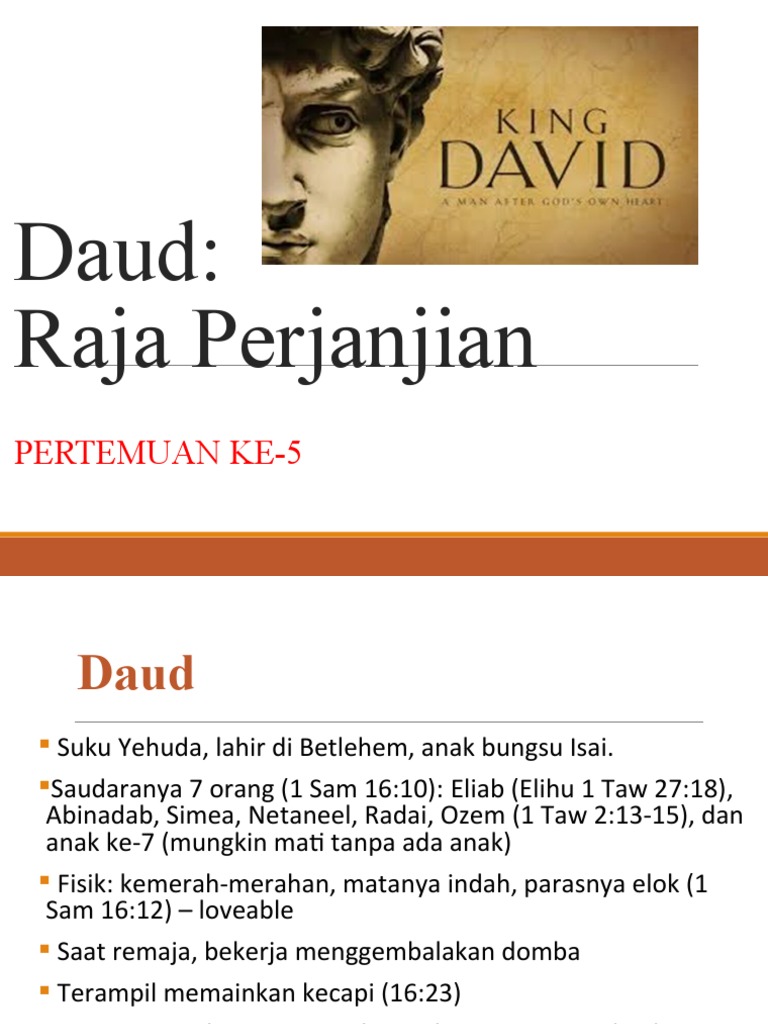 Daud: Raja Pilihan dan Perjuangannya | PDF